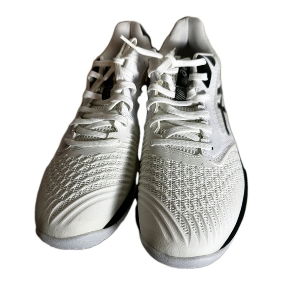 ASICS Netburner Ballistic FF 3 Shoes White/Black Men's Size 11.5 Athletic (EUC) - Picture 2 of 9